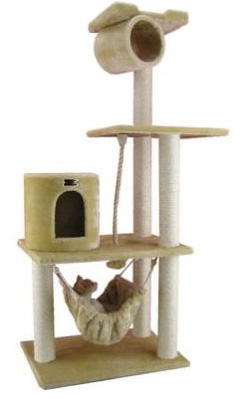 Armarkat Beige Faux Fur Cat Tree