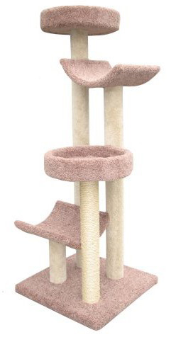 Molly and Friends “Step Stool Sleeper” Premium Handmade Cat Tree