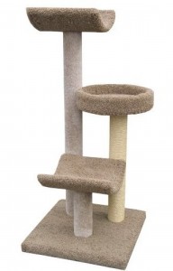 Molly and Friends “Layabout” Handmade 3-Tier Cat Tree