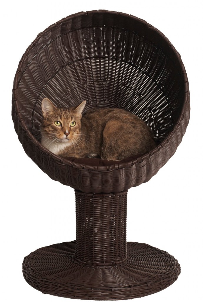 Kitty Ball Rattan Cat Bed